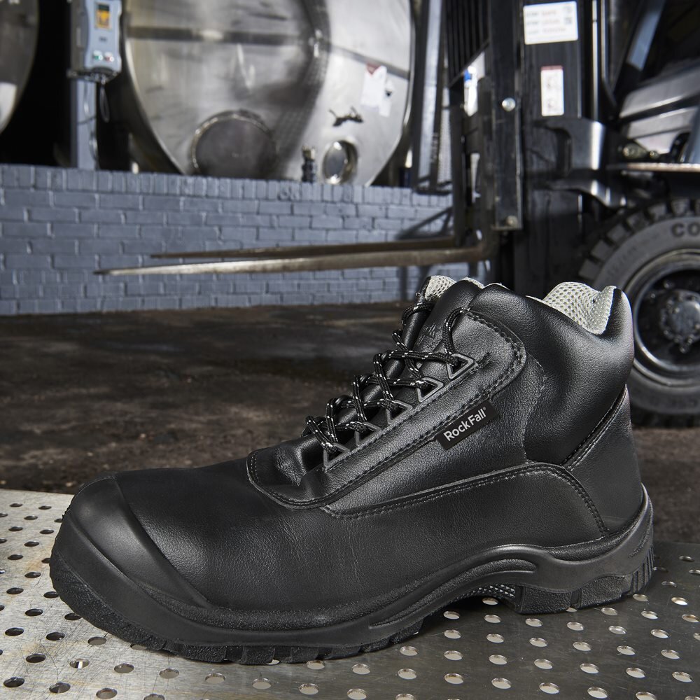 Rock Fall Rhodium Safety Boots