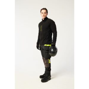 Portwest EV480 EV4 Textured Fleece - Black - Front Model