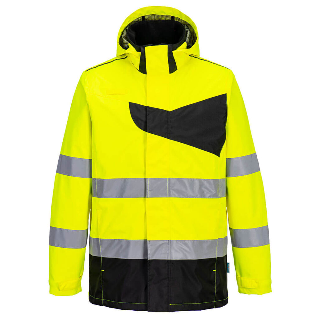 Portwest PW265 PW2 Hi-Vis Rain Jacket - Front