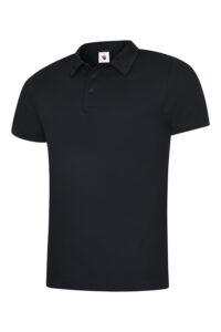 Uneek UC125 Mens Ultra Cool Polo Shirt - Black