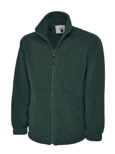 Uneek UC604 Classic Full Zip Fleece Jacket - Bottle Green